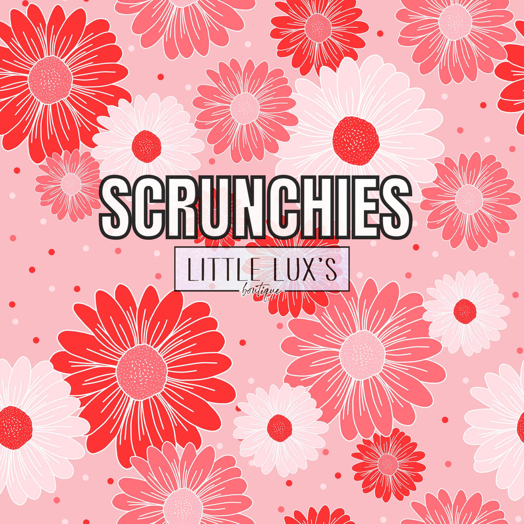 Valentine’s Floral Scrunchie PREORDER