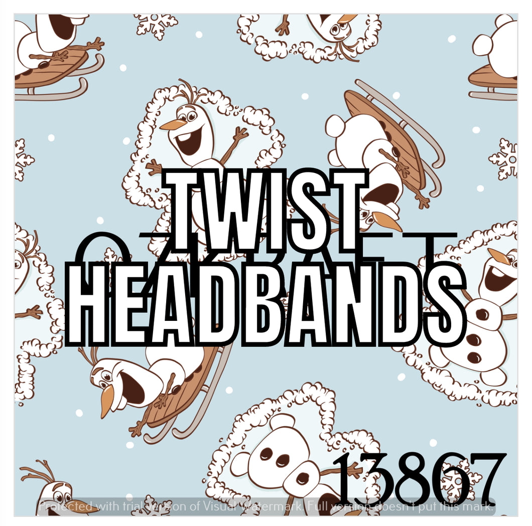 Olaf Mama+Me Twist Headband PREORDER