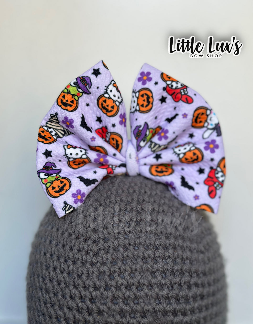 Kitty & Friends Halloween Bow