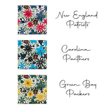 Load image into Gallery viewer, Floral Football Team Scrunchie PREORDER
