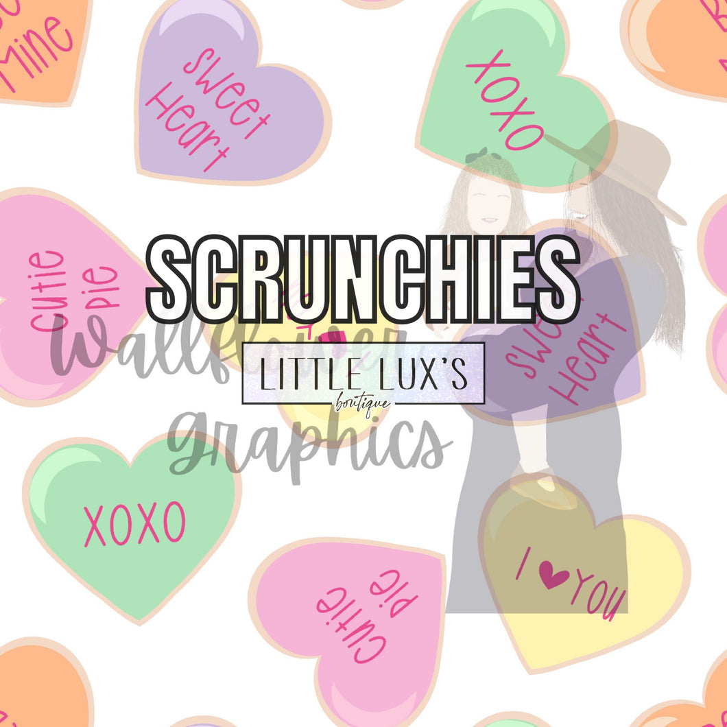 Convo Hearts Scrunchie PREORDER