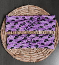 Load image into Gallery viewer, Purple Swoosh Mama+Me Twist Headband
