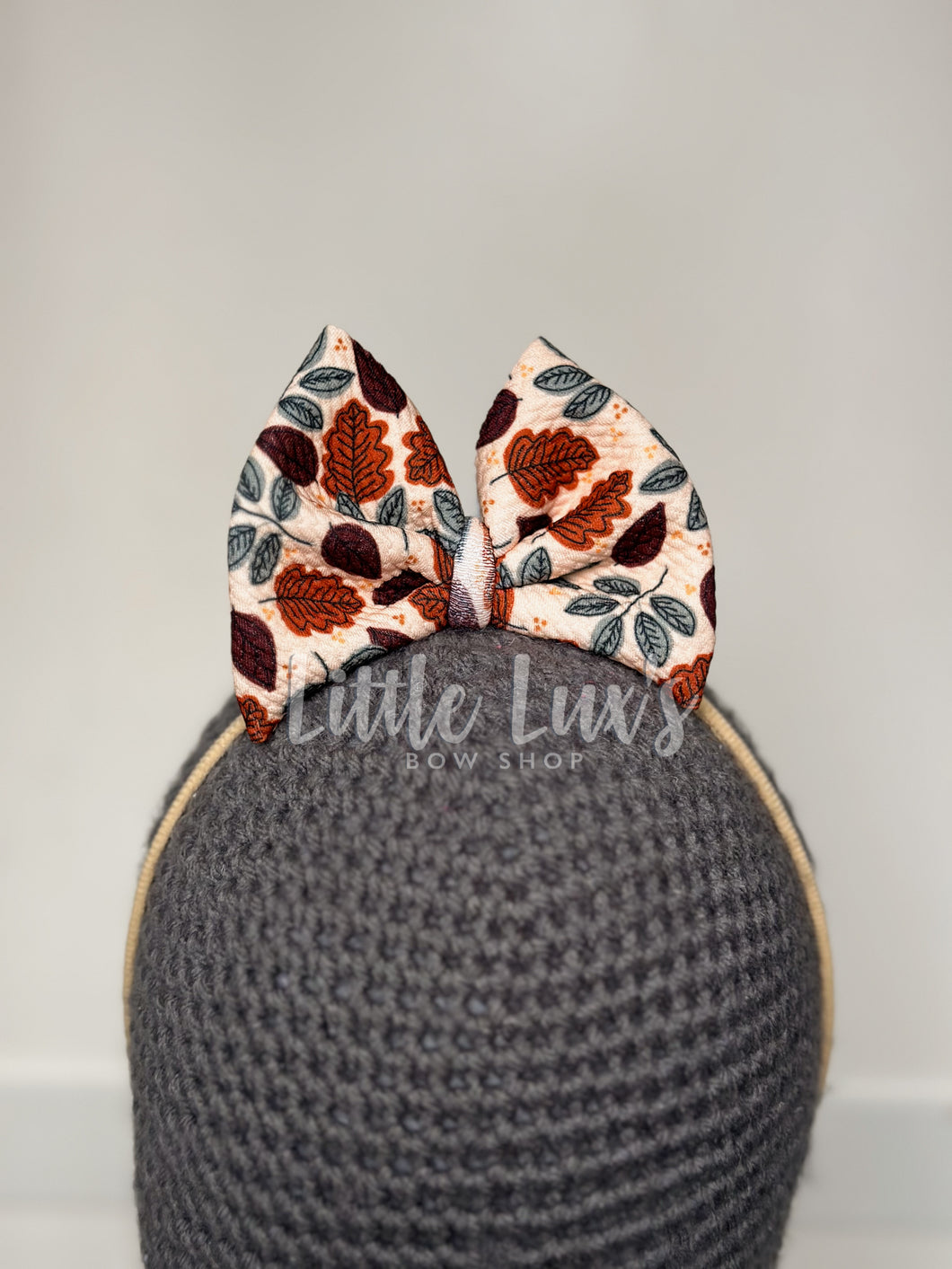 Autumn Leaves Bow